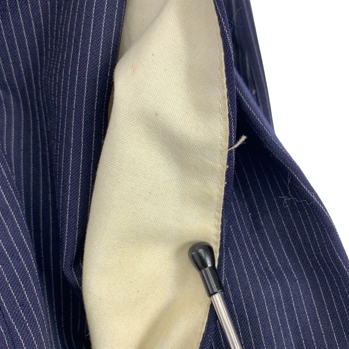 CAMIEL FORTGENS / カミエルフォートへンス suit pants ウール ストライプ 2タック スラックス