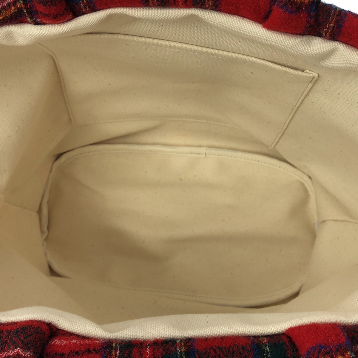 R&D.M.Co / オールドマンズテーラー WOOL TARTAN CHECK MARCHE BAG ウール タータンチェック マルシェバッグ