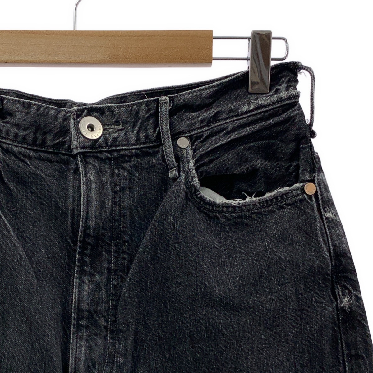 upper hights / アッパーハイツ THE GARNET ガーネット ワイド ストレート デニムパンツ