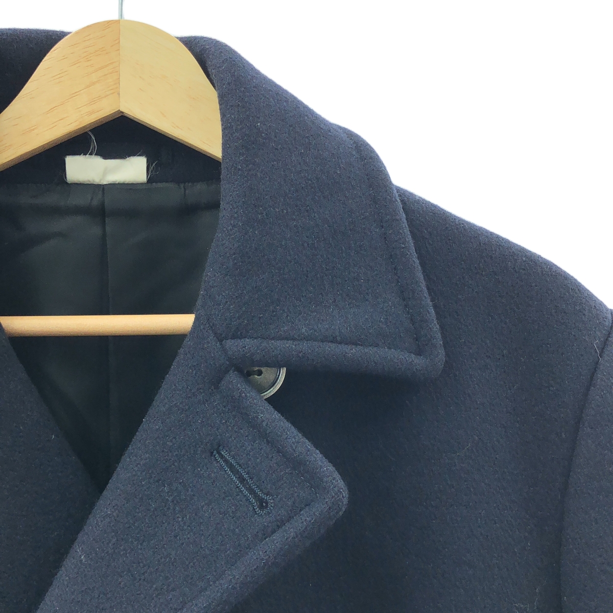 COMME des GARCONS HOMME PLUS / コムデギャルソンオムプリュス ウール メタルボタン ダブルロング コート / 総裏地