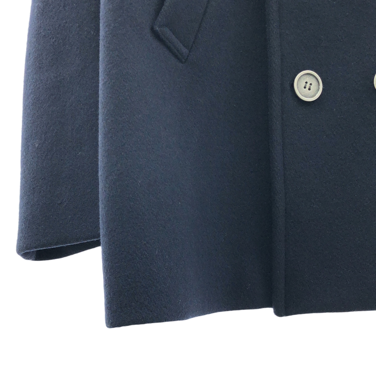 COMME des GARCONS HOMME PLUS / コムデギャルソンオムプリュス ウール メタルボタン ダブルロング コート / 総裏地