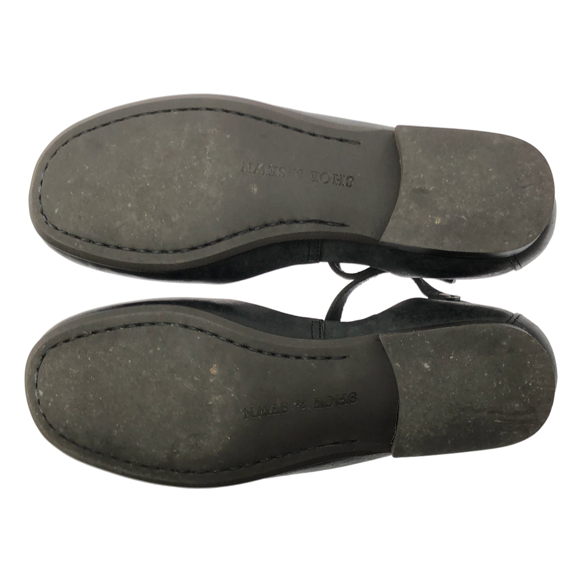 その他 レザー ラウンドトゥ ストラップ シューズ