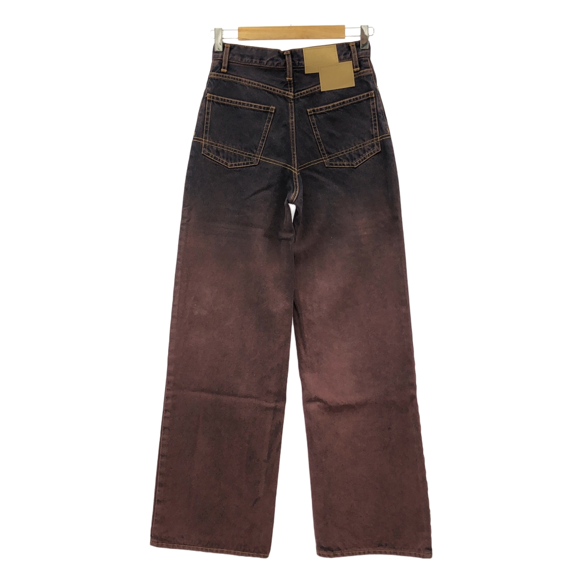 PERVERZE / パーバーズ High-rise Wide-Leg Denim / グラデーション デニムパンツ