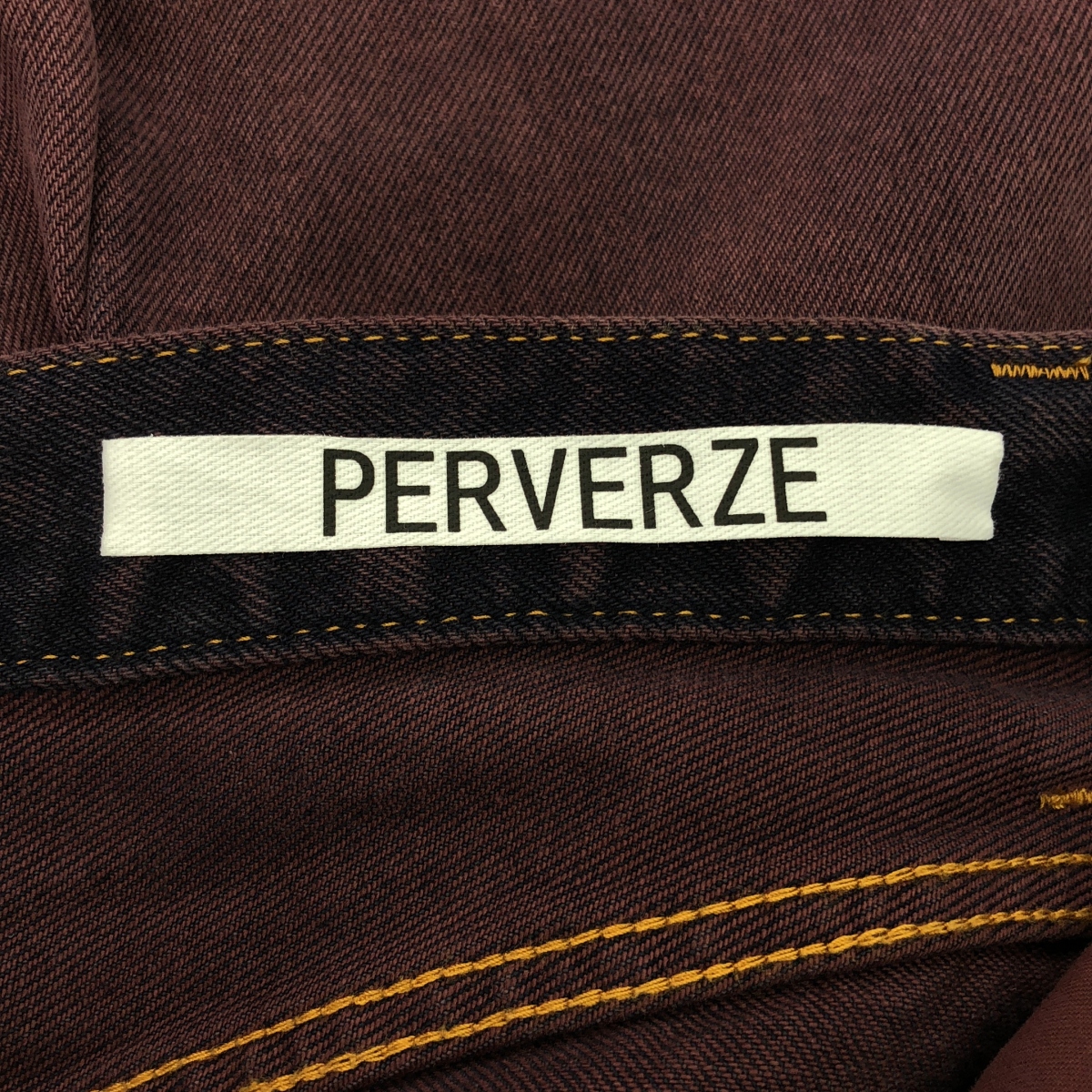 PERVERZE / パーバーズ High-rise Wide-Leg Denim / グラデーション デニムパンツ