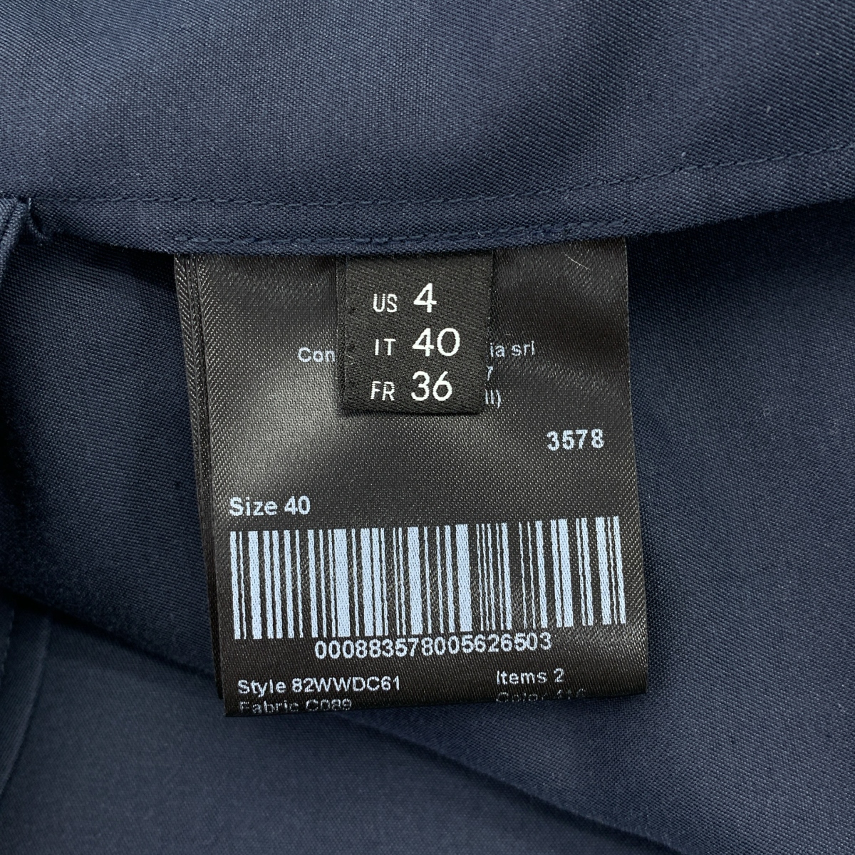 CALVIN KLEIN / カルバンクライン ジップ プルオーバー ワンピース