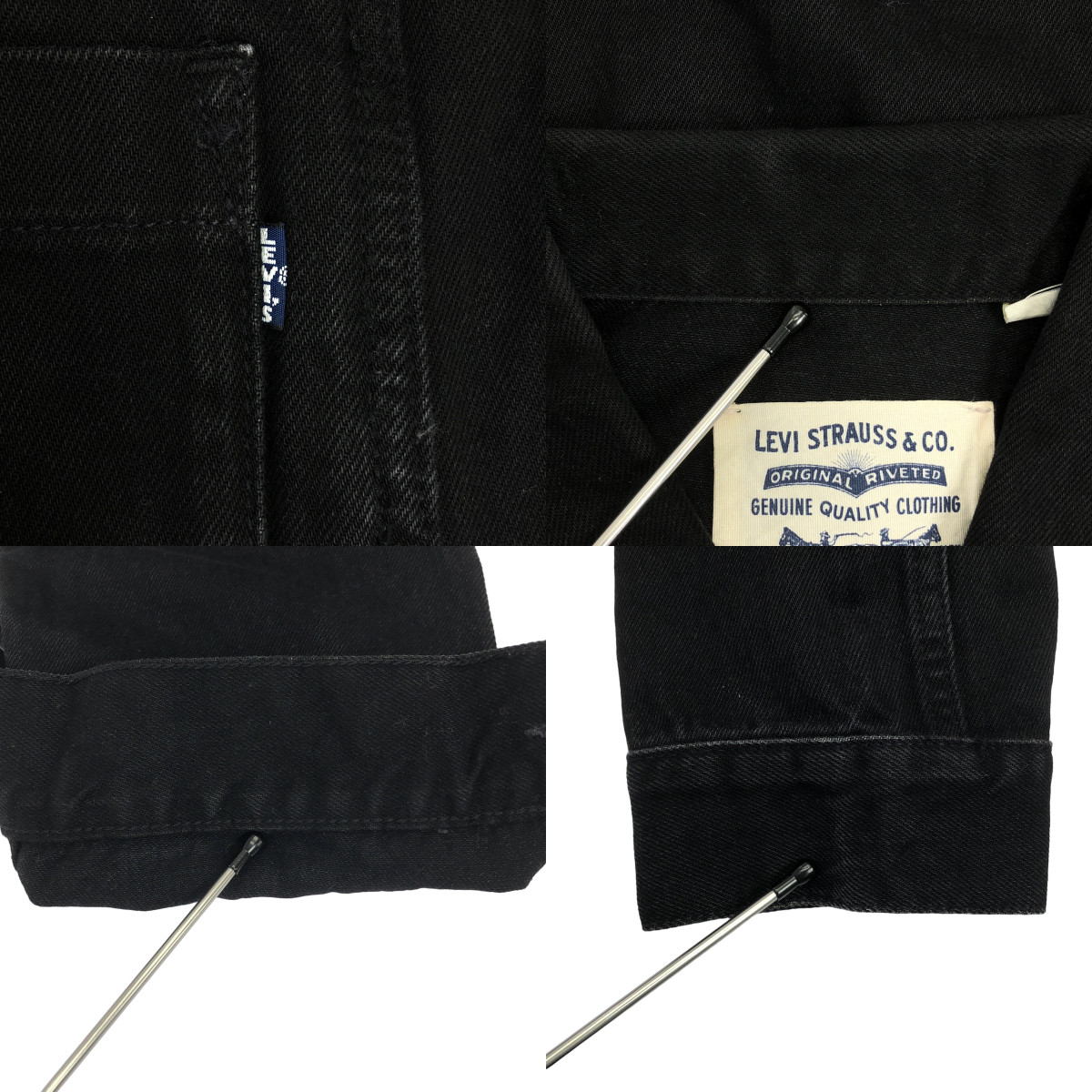 LEVI'S MADE & CRAFTED / リーバイスメイド&クラフテッド Type II ブラック デニム トラッカー ジャケット