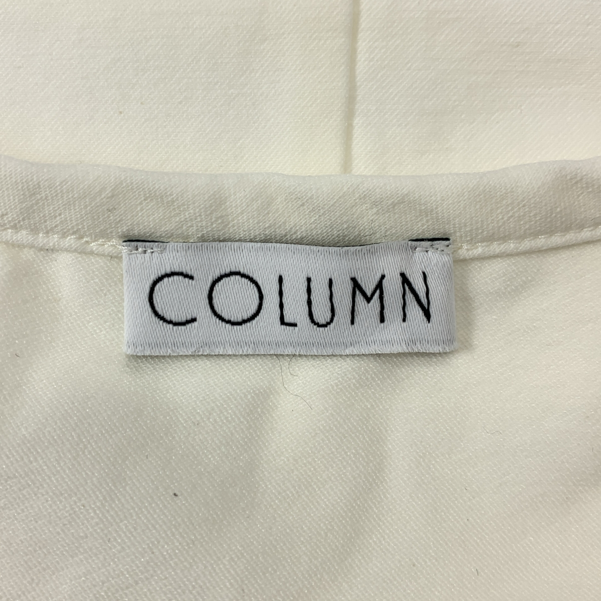 COLUMN / コラム コットン オーバーシルエット ブラウス