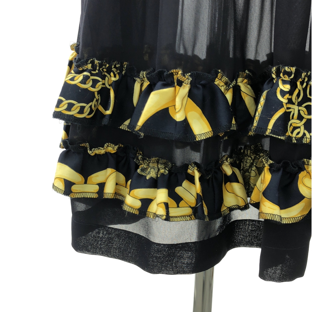 COMME des GARCONS GIRL / コムデギャルソンガール シアー フリル ロング イージー スカート