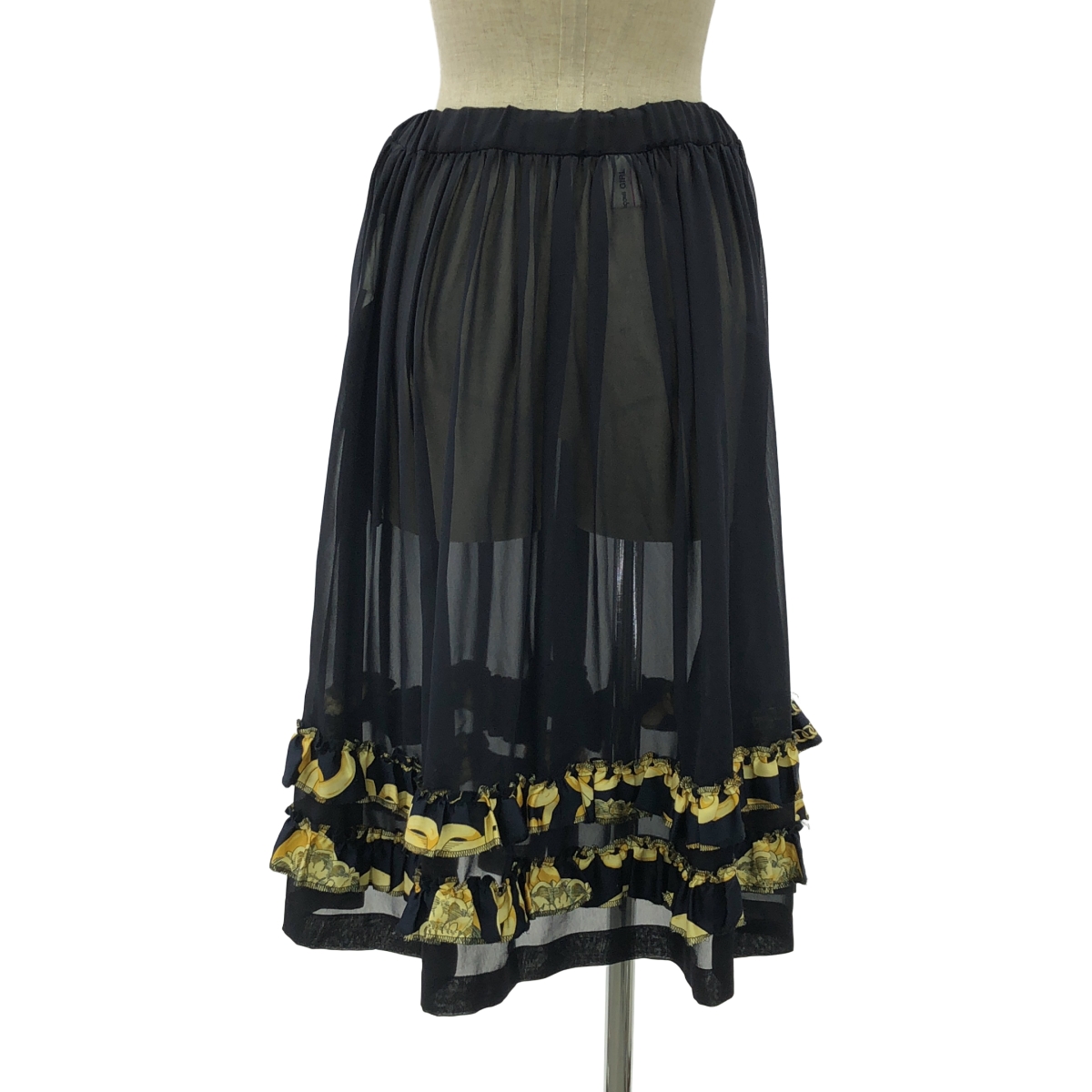 COMME des GARCONS GIRL / コムデギャルソンガール シアー フリル ロング イージー スカート