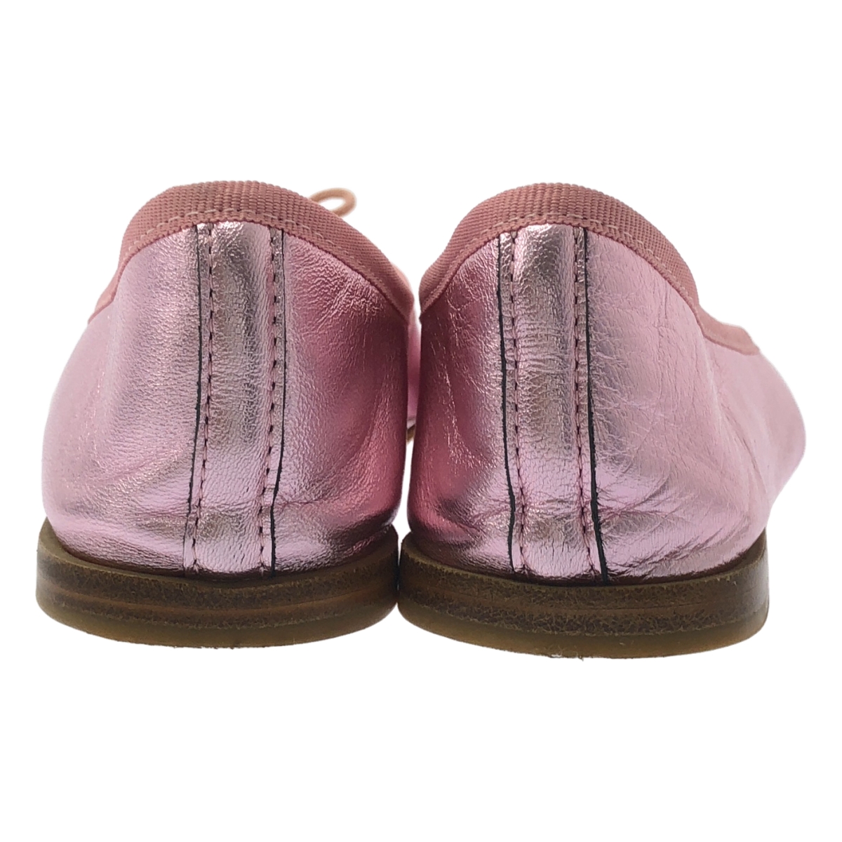 repetto / レペット レザー リボン フラット バレエシューズ