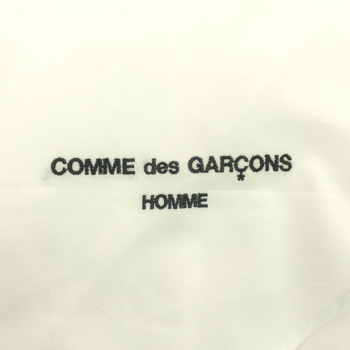 COMME des GARCONS HOMME / コムデギャルソンオム 綿ブロード S/S シャツ