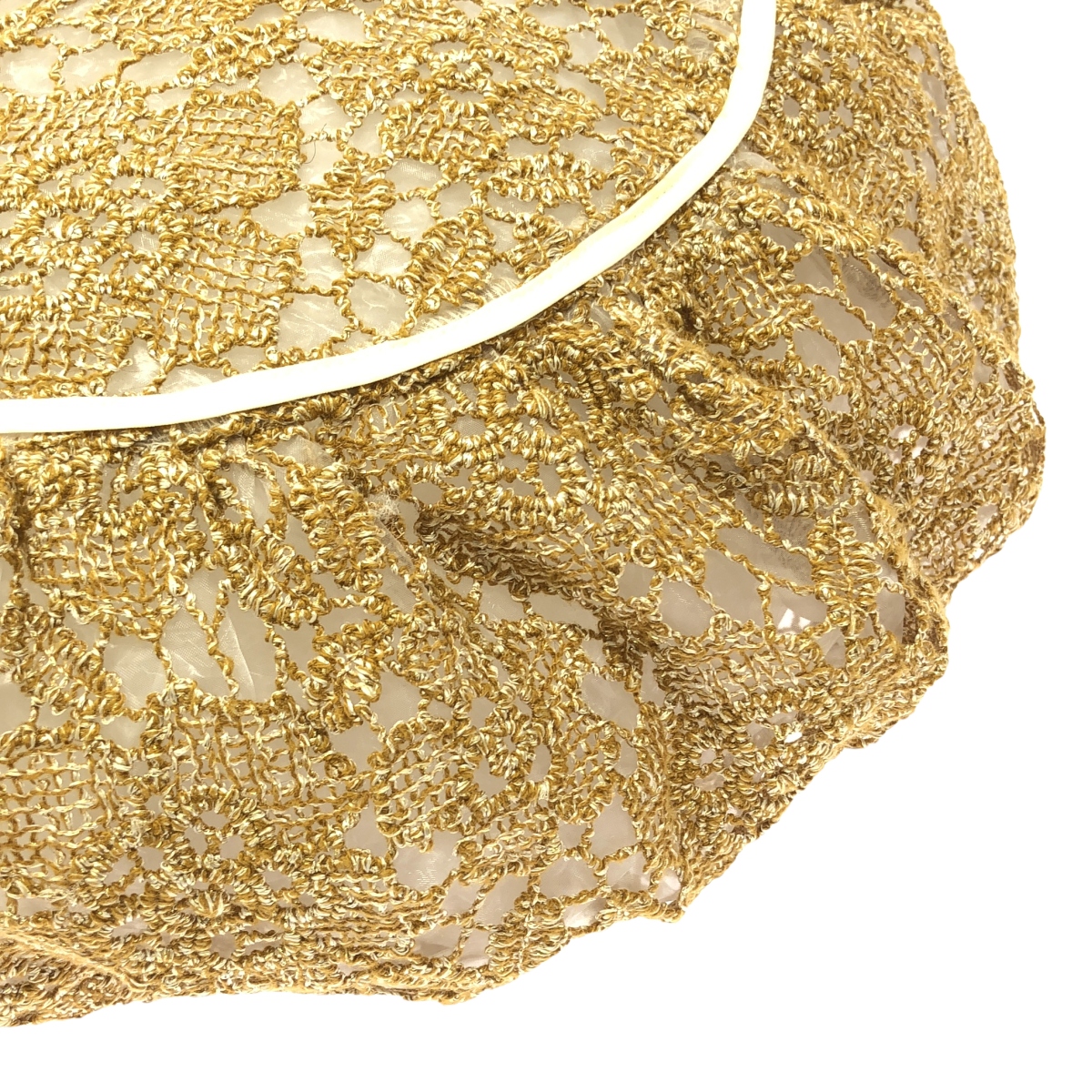 その他 like straw bag / 巾着 ドローストリング シアー ハンド トートバッグ