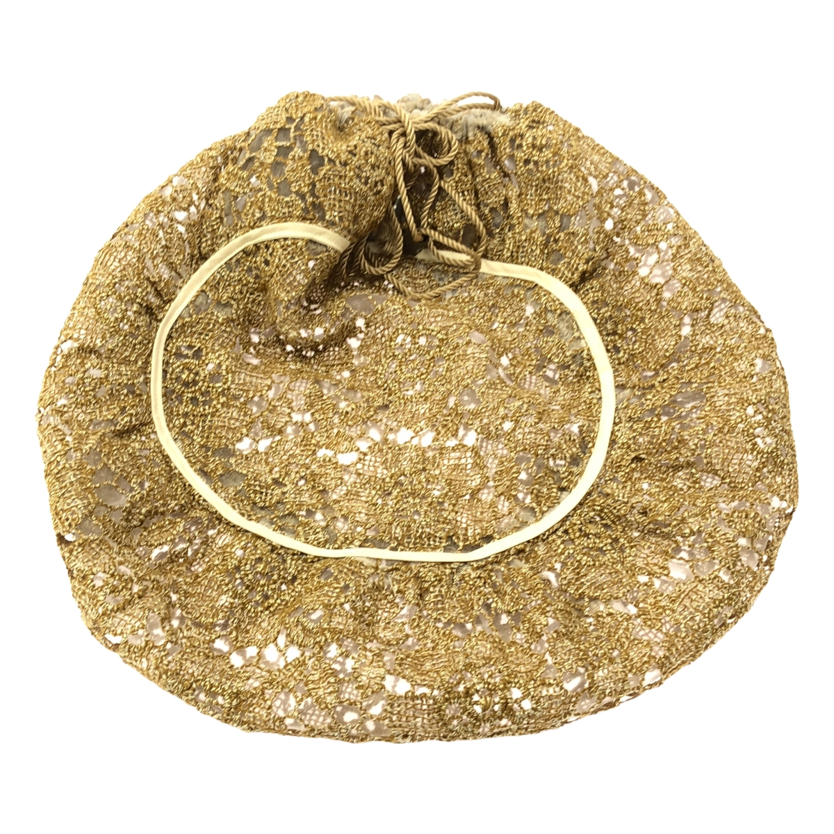 その他 like straw bag / 巾着 ドローストリング シアー ハンド トートバッグ