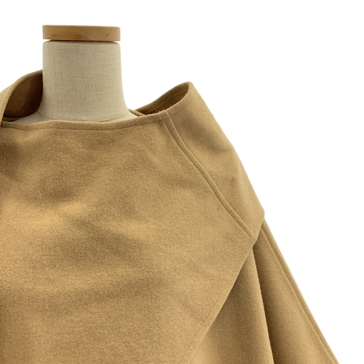 COGTHEBIGSMOKE / コグザビッグスモーク ウール ナイロン ポンチョ コート