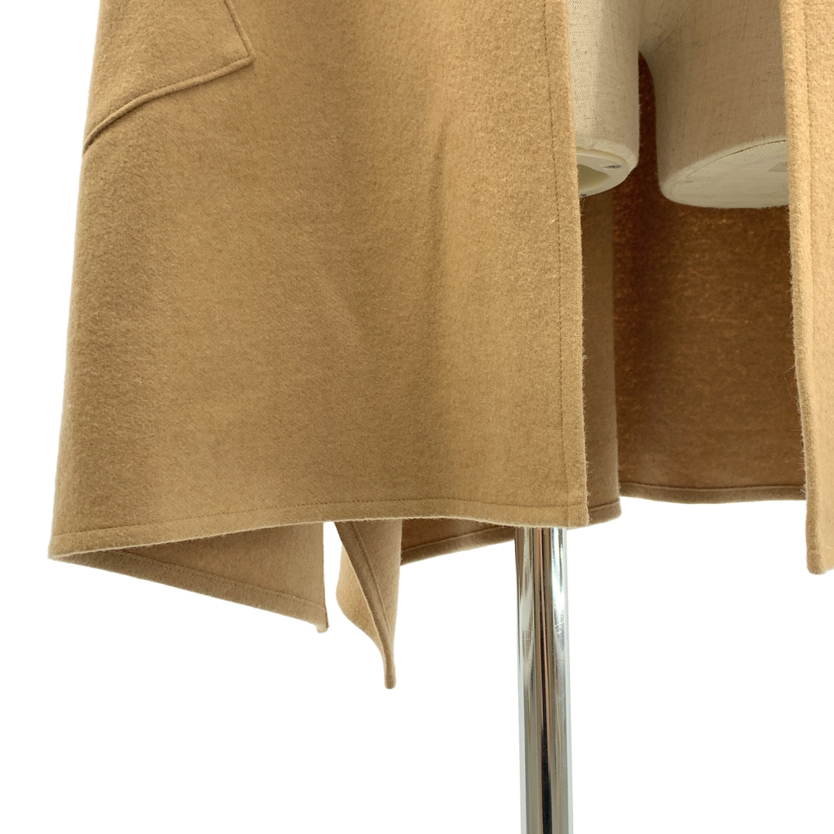 COGTHEBIGSMOKE / コグザビッグスモーク ウール ナイロン ポンチョ コート