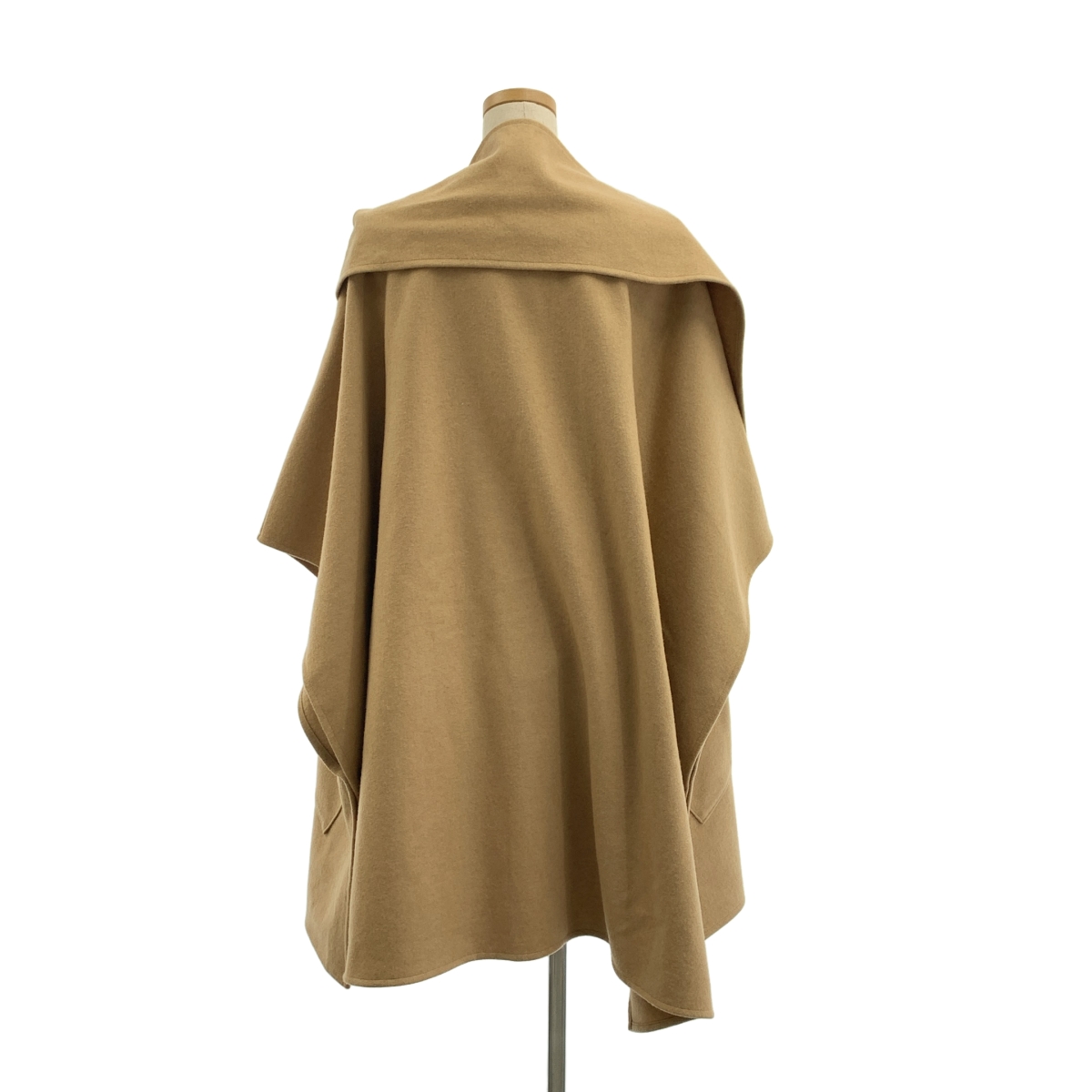 COGTHEBIGSMOKE / コグザビッグスモーク ウール ナイロン ポンチョ コート