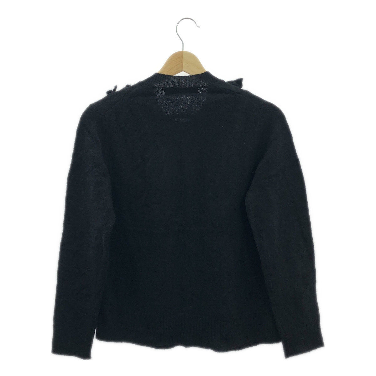 tricot COMME des GARCONS / トリココムデギャルソン ウール フリル 装飾 ニット カーディガン