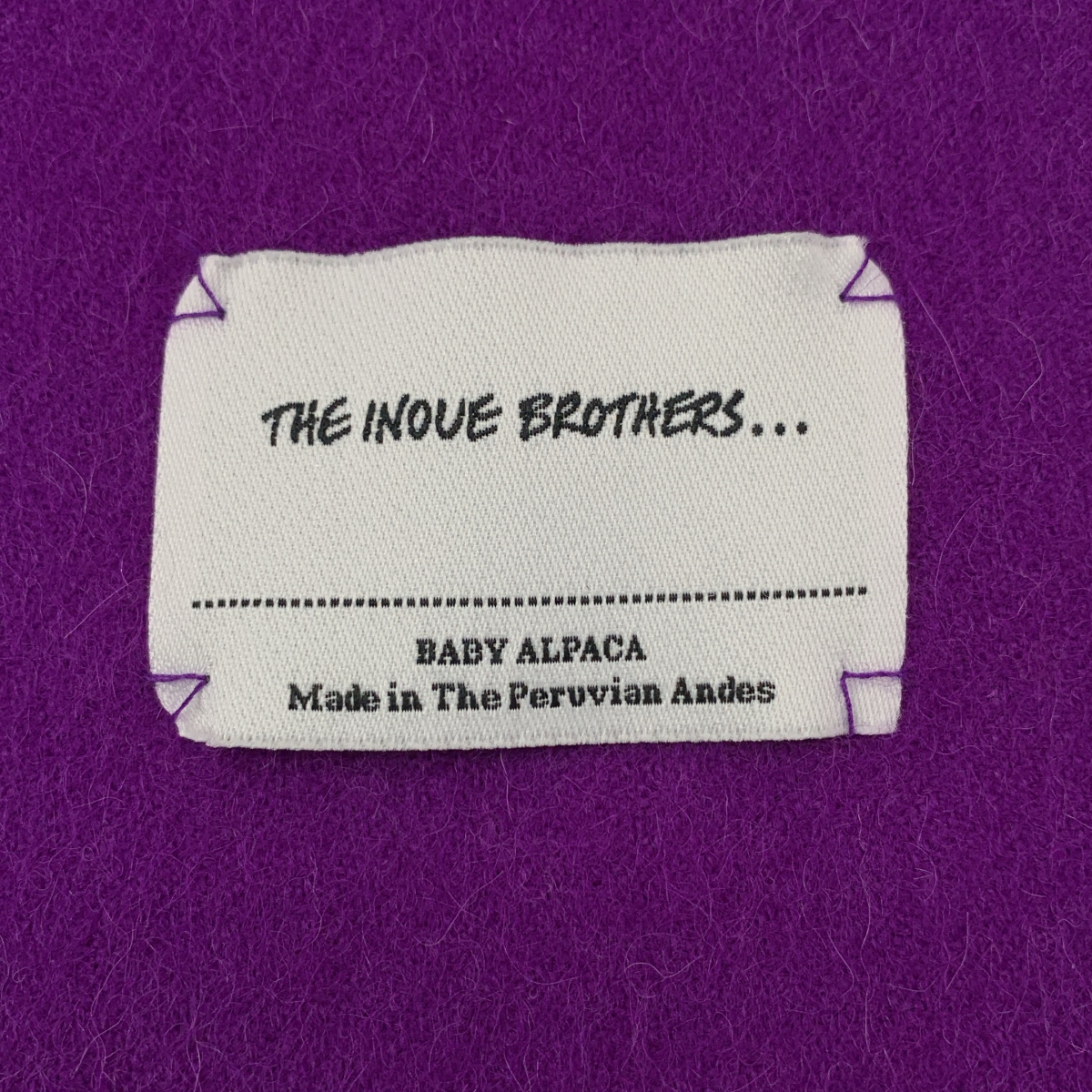 THE INOUE BROTHERS / ザイノウエブラザーズ ベビーアルパカストール マフラー