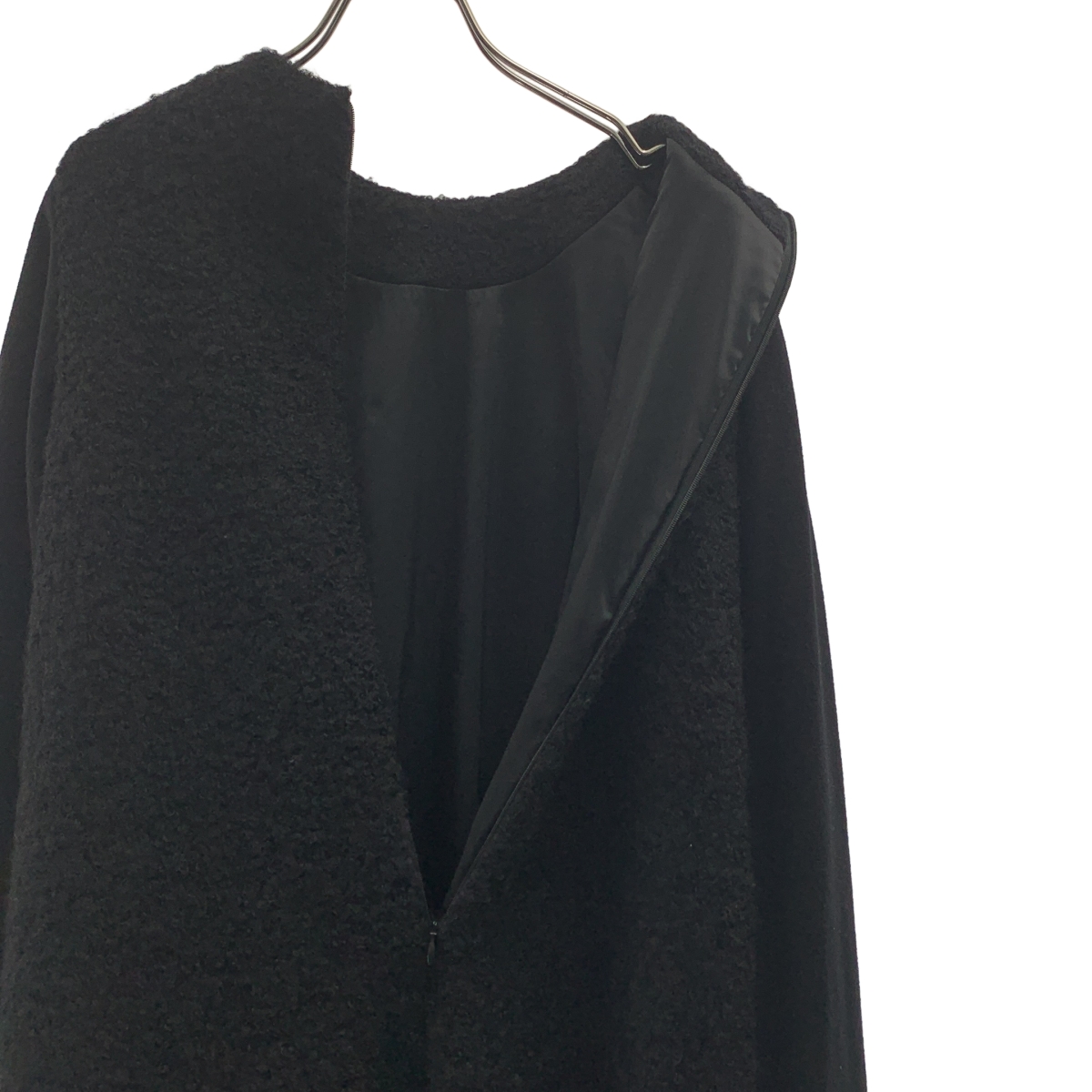 その他 ウール バックジップ ドレス ワンピース / 裏地付き