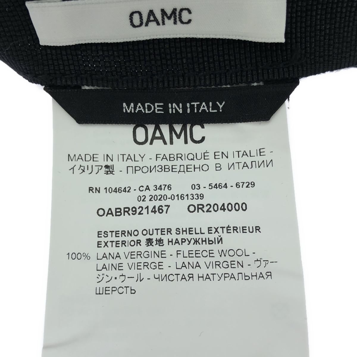 OAMC / オーエーエムシー × HARRIS TWEED / ウールキャップ