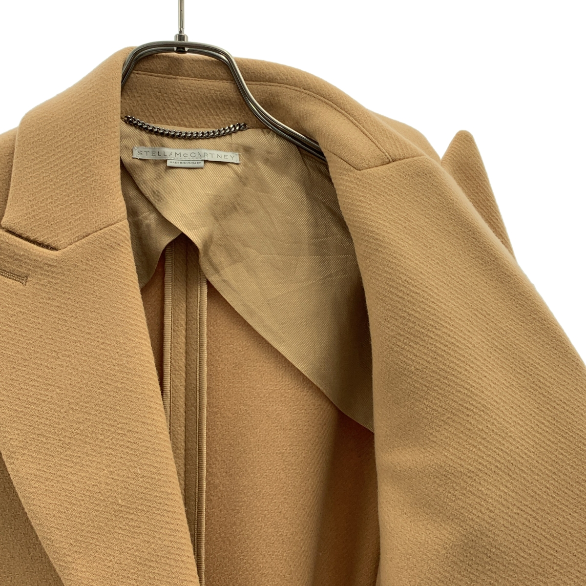 STELLA McCARTNEY / ステラマッカートニー ピークドラペル ロング チェスター コート