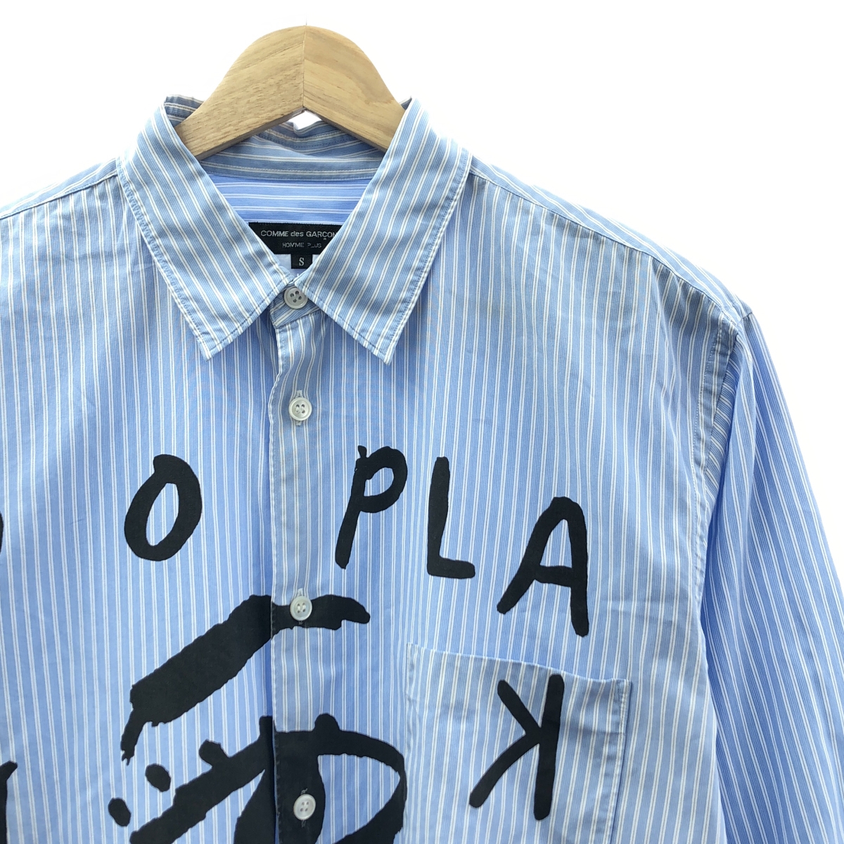 COMME des GARCONS HOMME PLUS / コムデギャルソンオムプリュス bad boy バッドボーイ / HENRYK TOMASZEWSKI ストライプ シャツ