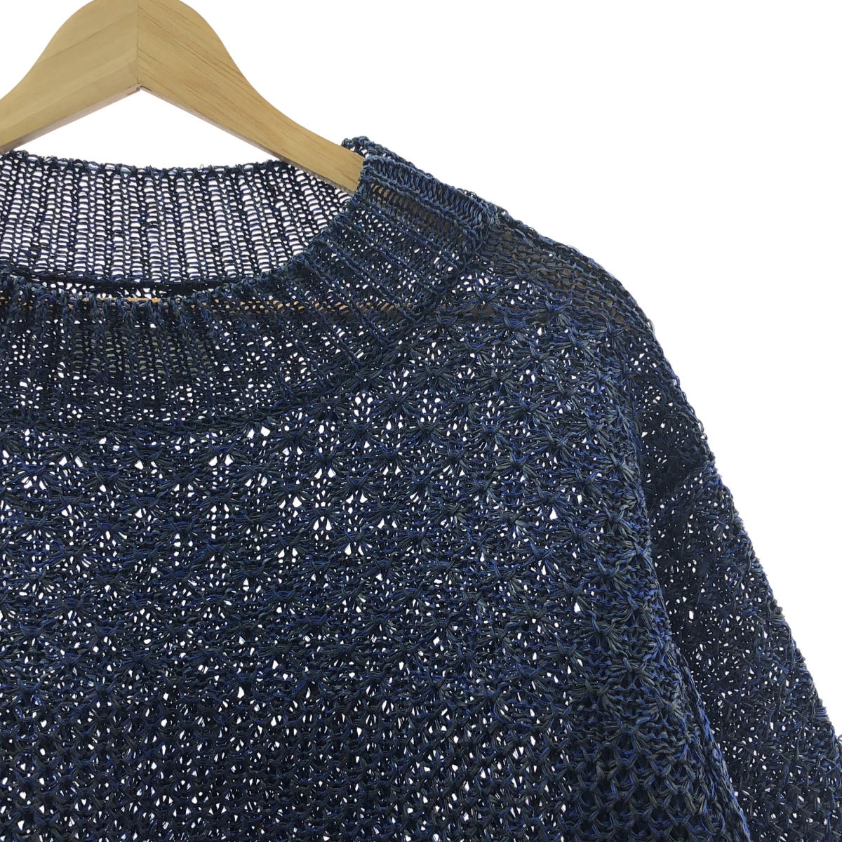 amachi. / アマチ Washi Knit 和紙 ペーパー 半袖ニット