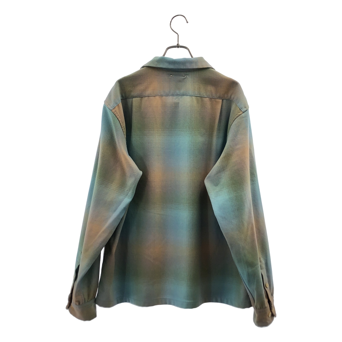 MINEDENIM / マインデニム × PENDLETON / ペンドルトン Wool Check Open Collar SH / ウール オンブレチェック オープンカラー シャツ