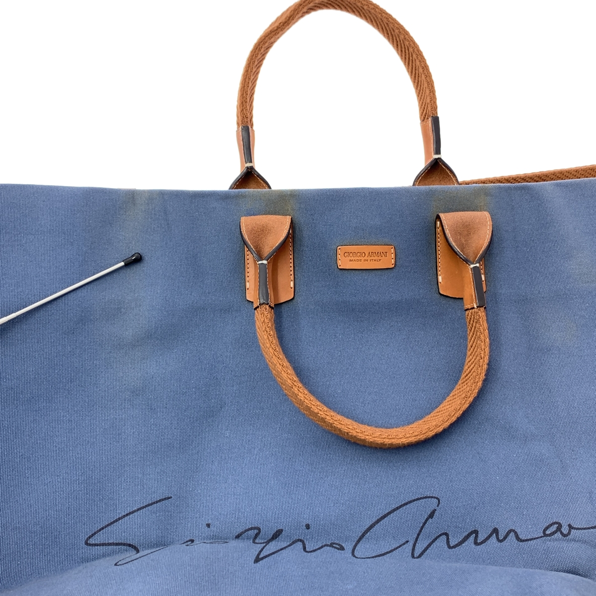 GIORGIO ARMANI / ジョルジオアルマーニ キャンバス ビッグトートバッグ