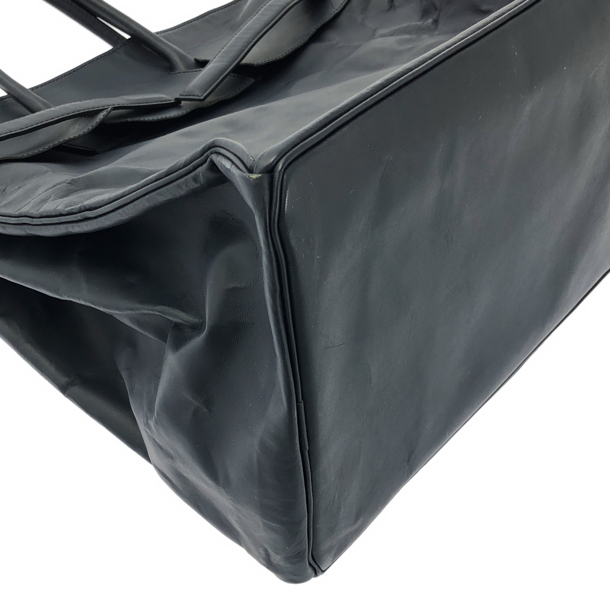 DUREN / デューレン THE MAN CRINCLE LEATHER ALMINUM FOIL ザマン レザー トートバッグ