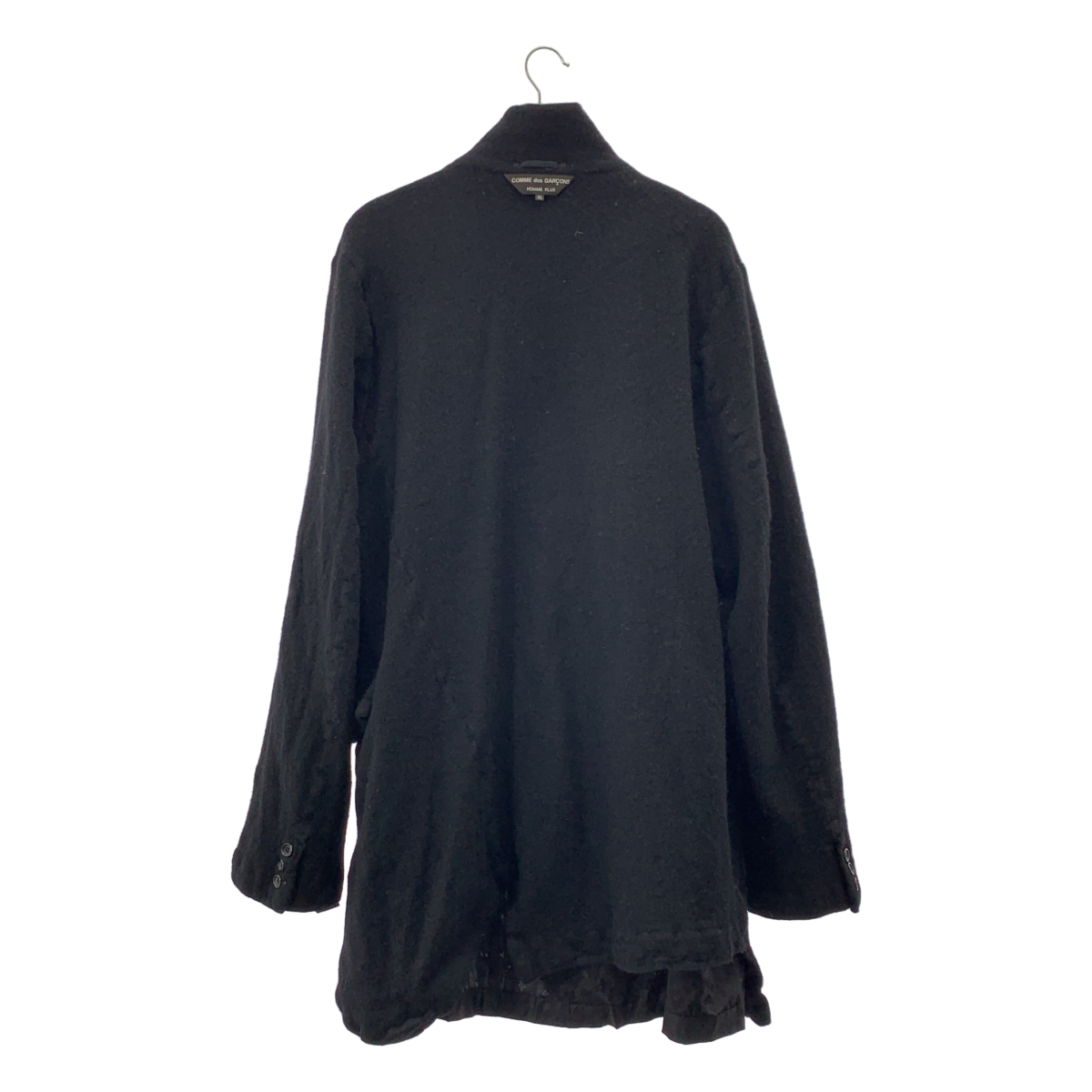 COMME des GARCONS HOMME PLUS / コムデギャルソンオムプリュス ウール縮絨 レオパード柄 リバーシブル ねじれ ロングジャケット