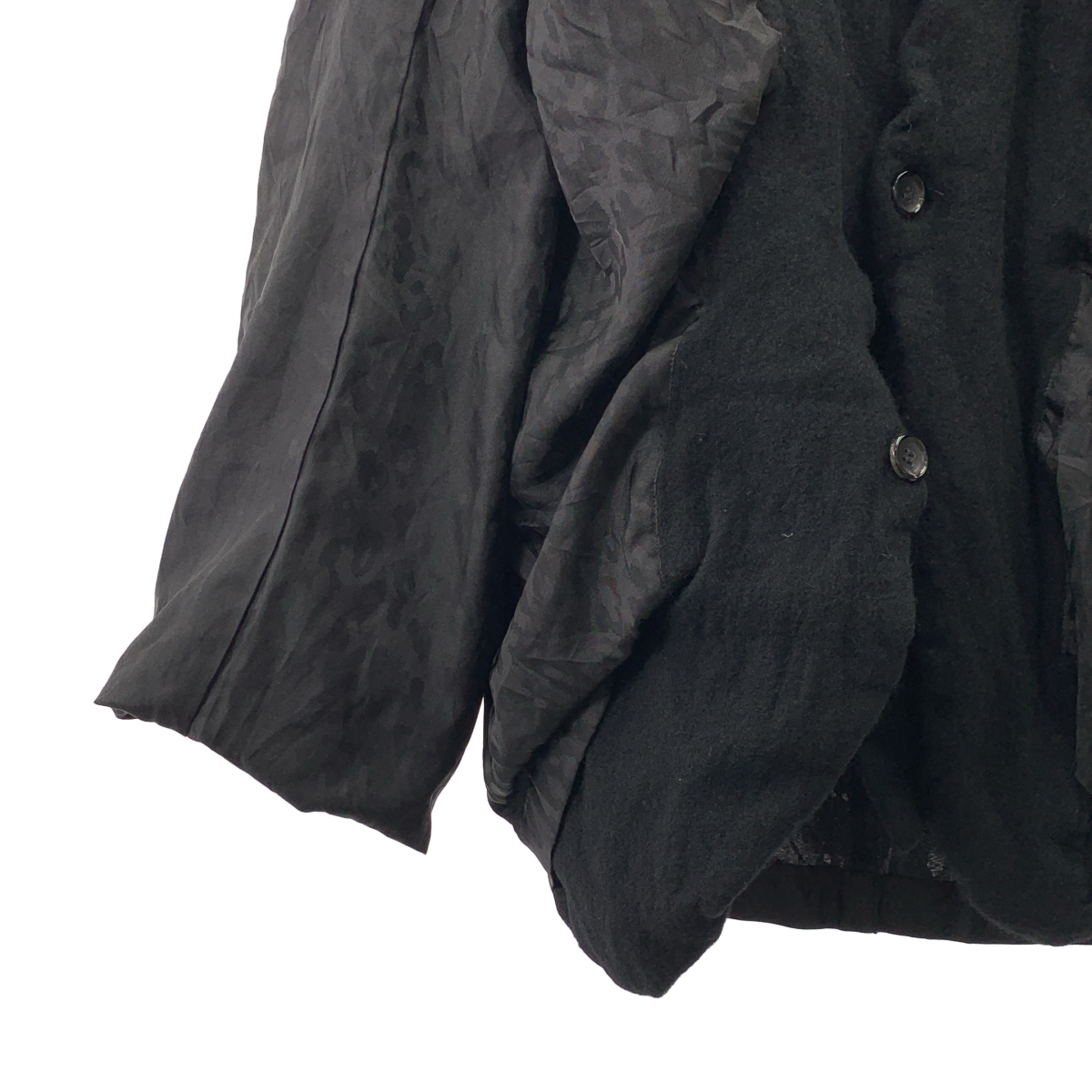 COMME des GARCONS HOMME PLUS / コムデギャルソンオムプリュス ウール縮絨 レオパード柄 リバーシブル ねじれ ロングジャケット