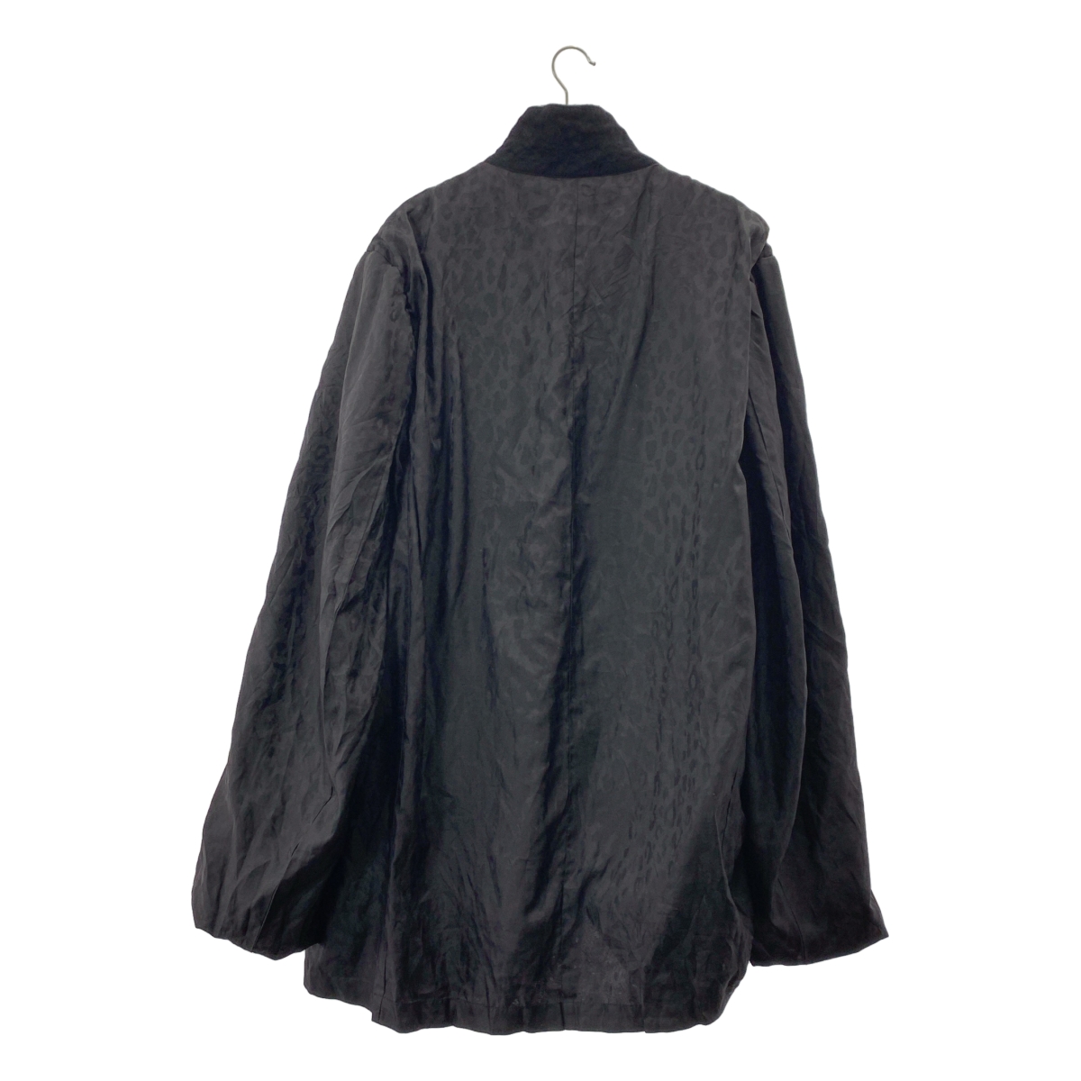 COMME des GARCONS HOMME PLUS / コムデギャルソンオムプリュス ウール縮絨 レオパード柄 リバーシブル ねじれ ロングジャケット