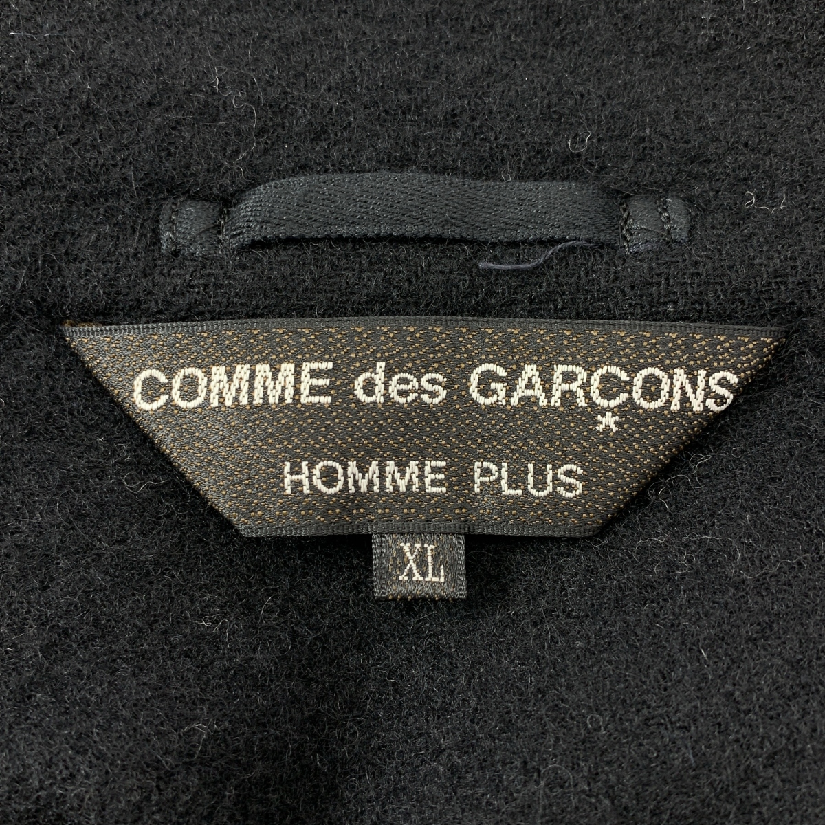 COMME des GARCONS HOMME PLUS / コムデギャルソンオムプリュス ウール縮絨 レオパード柄 リバーシブル ねじれ ロングジャケット