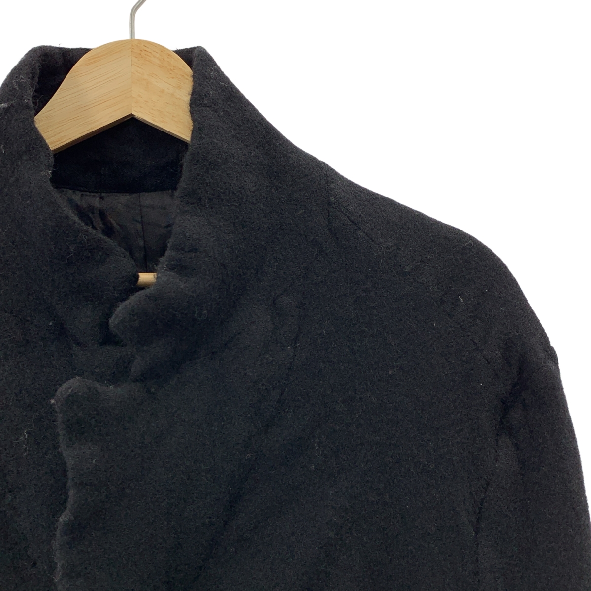 COMME des GARCONS HOMME PLUS / コムデギャルソンオムプリュス ウール縮絨 レオパード柄 リバーシブル ねじれ ロングジャケット