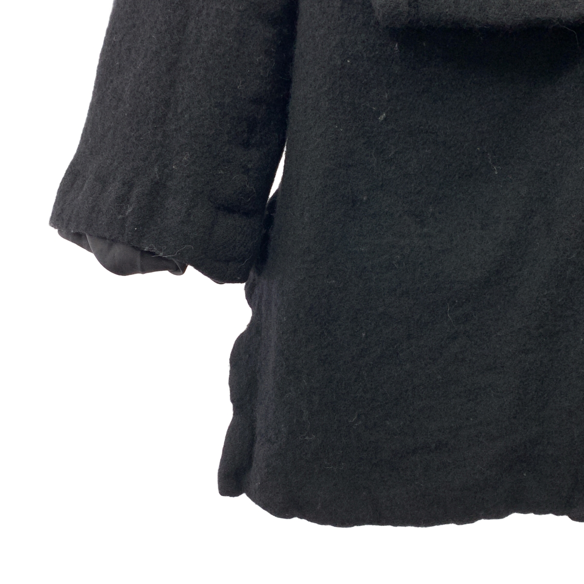 COMME des GARCONS HOMME PLUS / コムデギャルソンオムプリュス ウール縮絨 レオパード柄 リバーシブル ねじれ ロングジャケット