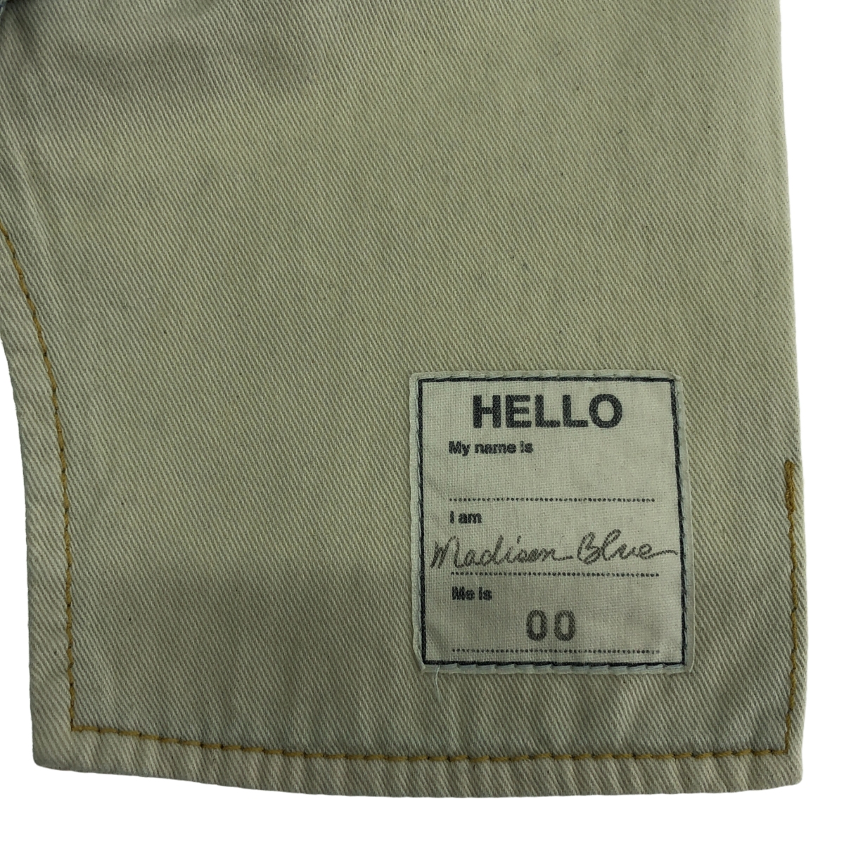 MADISON BLUE / マディソンブルー CRASHED SAROUEL PANTS DENIM クラッシュ加工 サルエル デニム パンツ