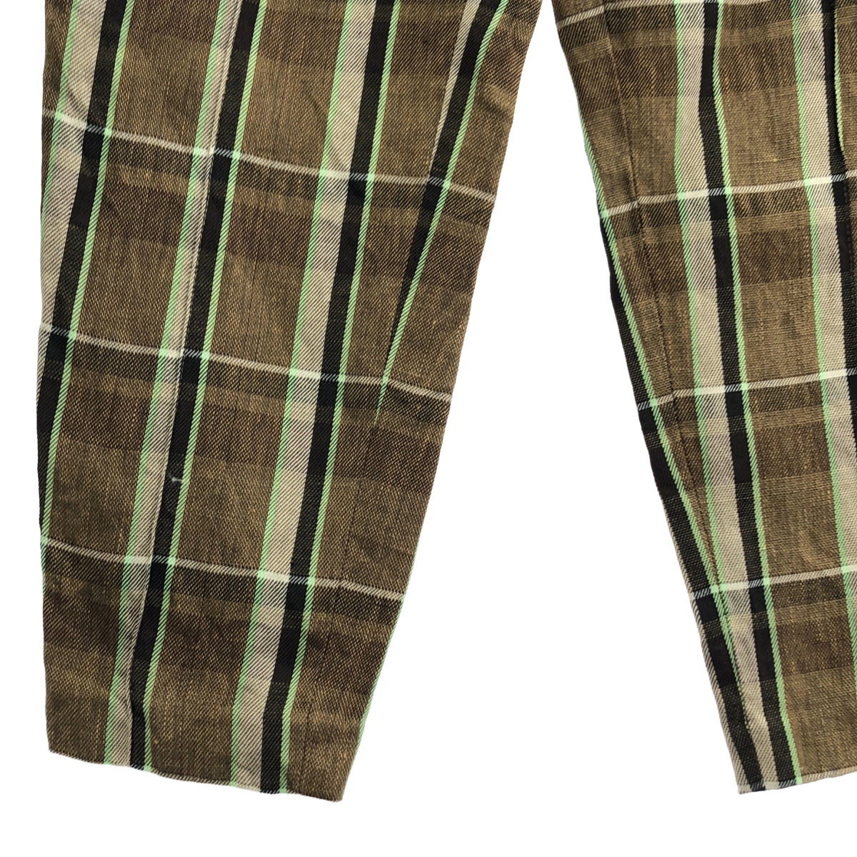 TELA / テラ セットアップ / チェック リネン コットン テーラードジャケット パンツ