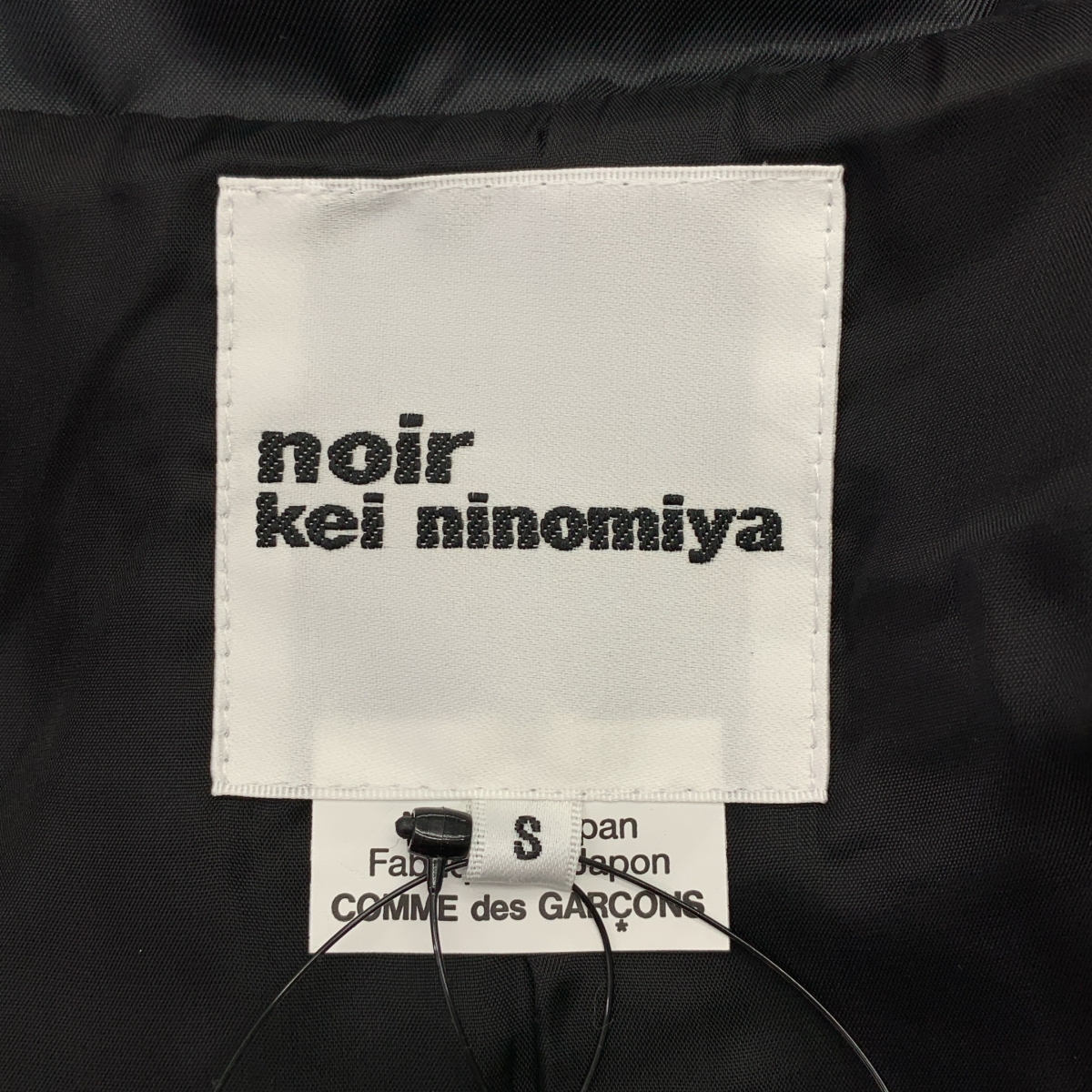 noir kei ninomiya / ノワールケイニノミヤ ポリエステル 変形 立体 シングル ジャケット フーディ