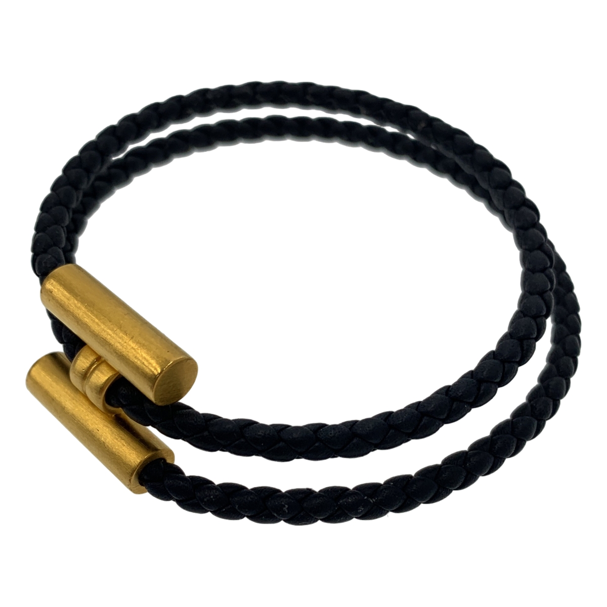 HERMES / エルメス レザー ブレスレット 《トゥルニ》 トレッセ