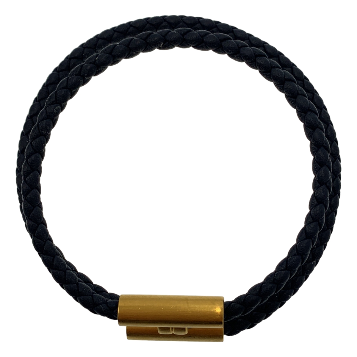 HERMES / エルメス レザー ブレスレット 《トゥルニ》 トレッセ