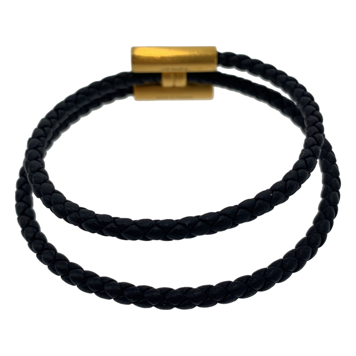 HERMES / エルメス レザー ブレスレット 《トゥルニ》 トレッセ