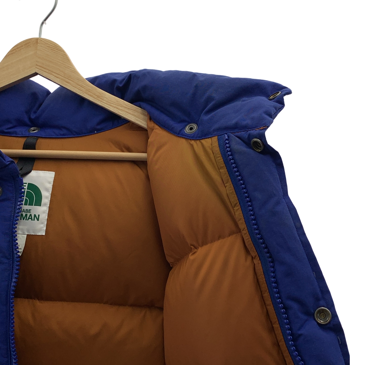 JUNYA WATANABE COMME des GARCONS MAN / ジュンヤワタナベコムデギャルソンマン ×THE NORTH FACE / ノースフェイス 綿ナイロン グログラン フーデッド ダウンジャケット