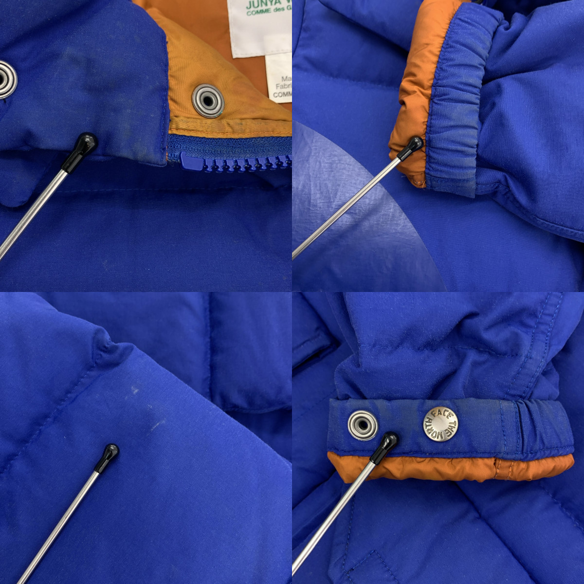 JUNYA WATANABE COMME des GARCONS MAN / ジュンヤワタナベコムデギャルソンマン ×THE NORTH FACE / ノースフェイス 綿ナイロン グログラン フーデッド ダウンジャケット