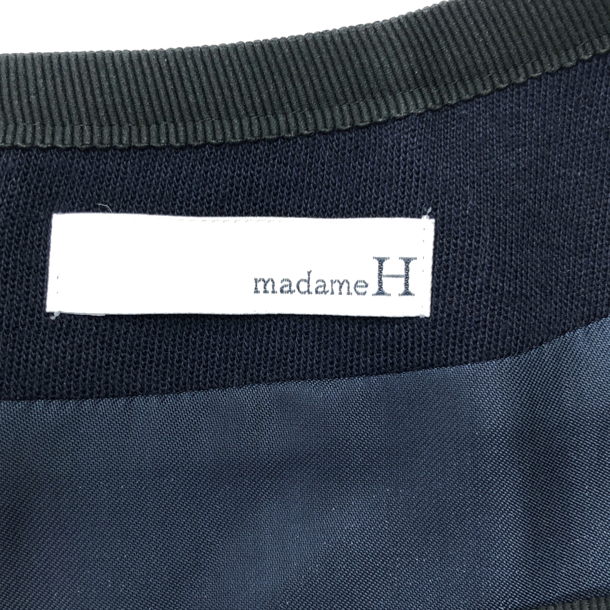 その他 ショルダーボタン ウールニット ワンピース