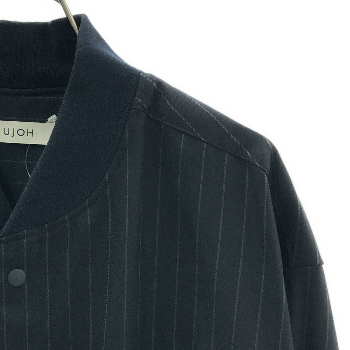 UJOH / ウジョー ストライプ オーバーシルエット シャツ ジャケット ブルゾン