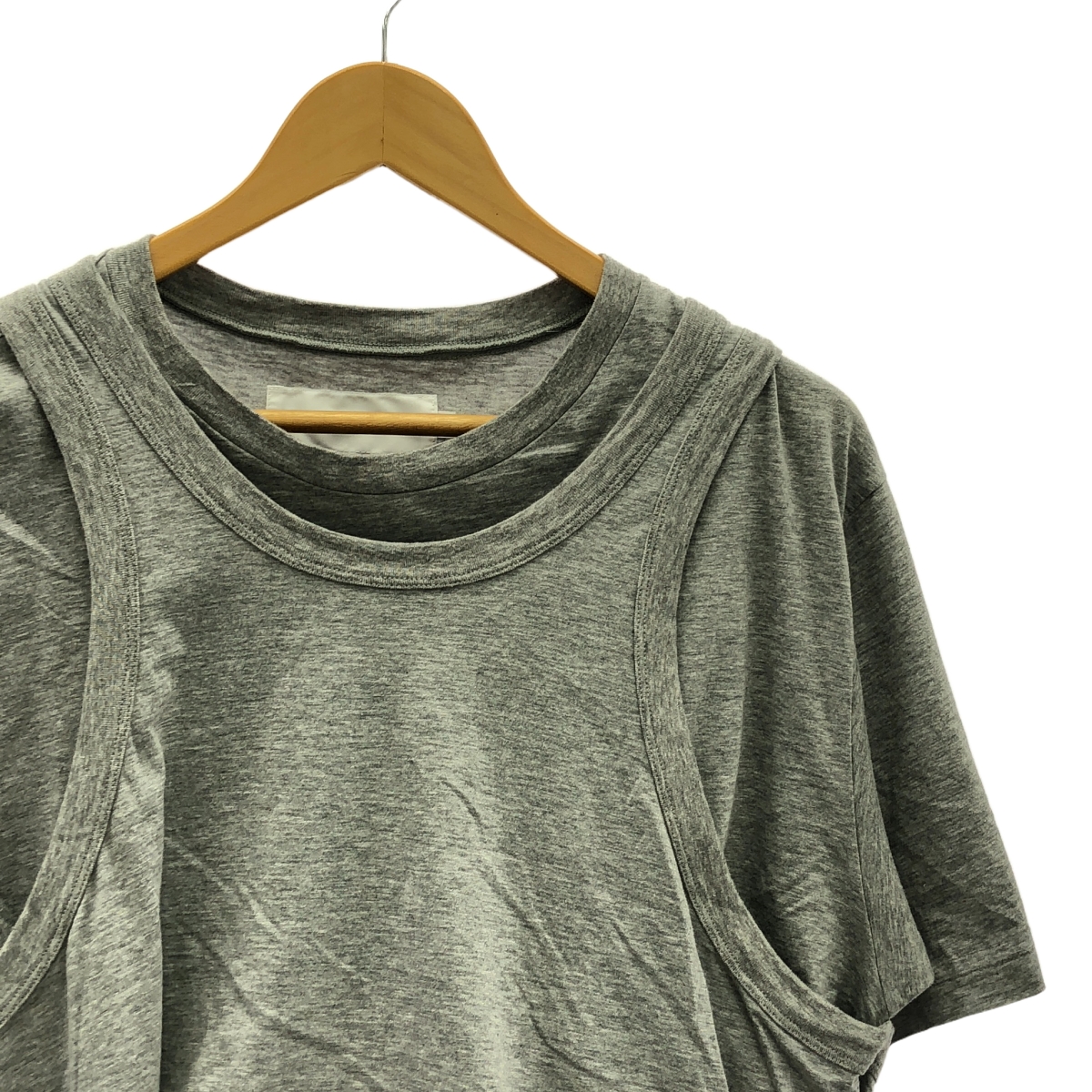 JOHN MASON SMITH / ジョンメイソンスミス LAYERED T-SHIRT タンクトップ レイヤード カットソー Tシャツ