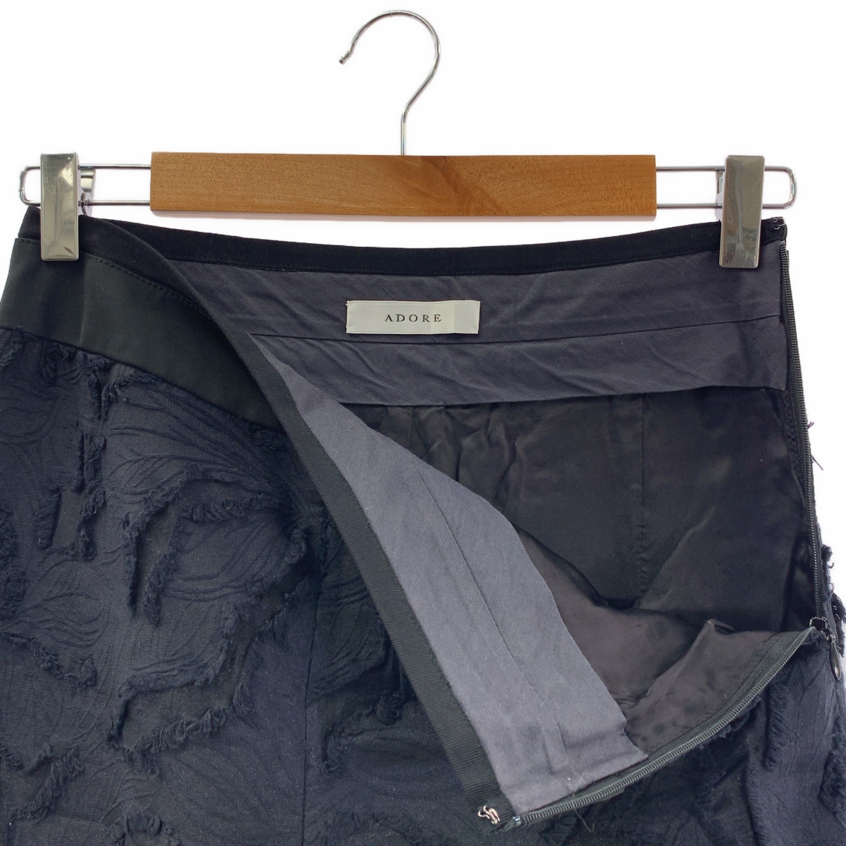 ADORE / アドーア フリンジ カット ジャガード ワイド パンツ