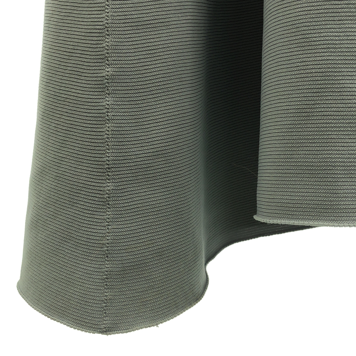 CFCL / シーエフシーエル POTTERY SHORT BELL SLEEVE FLARE DRESS / バイカラー リブ ワンピース