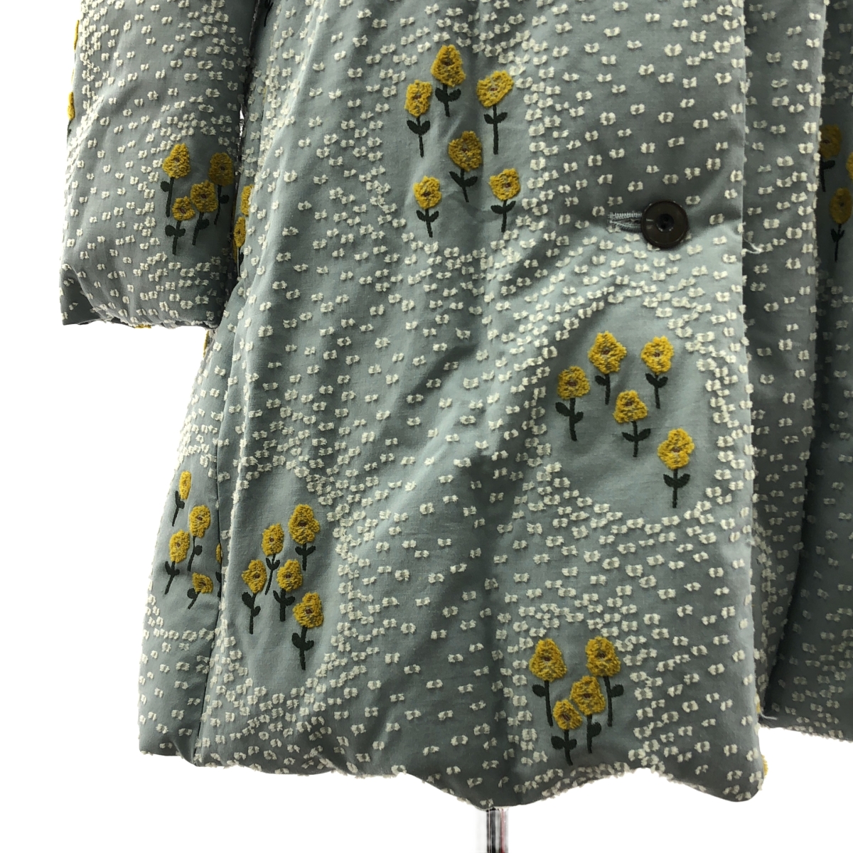 mina perhonen / ミナペルホネン ballade / バラード シルクブレンド ボア オーバー ダウン コート